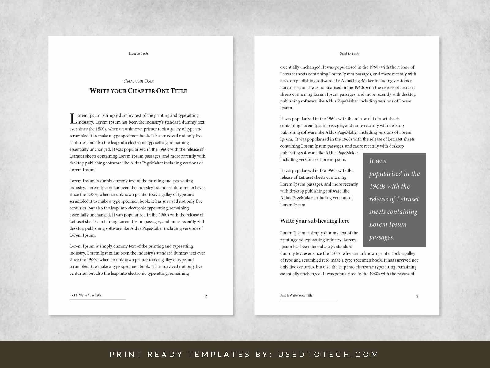 microsoft word book templates free download