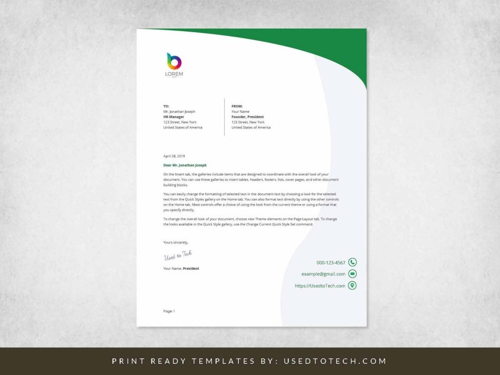 how-to-make-letterhead-template-in-word-design-talk