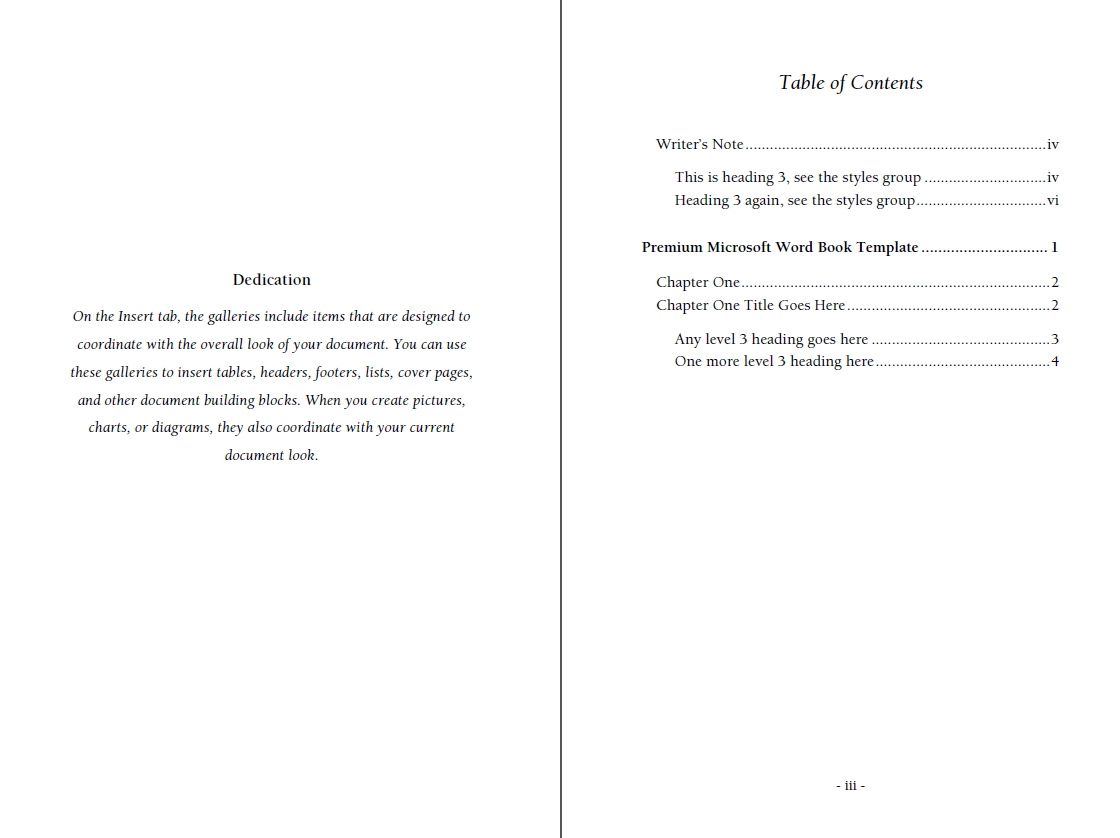 Premium & free 6 x 9 book template for Microsoft Word Used to Tech