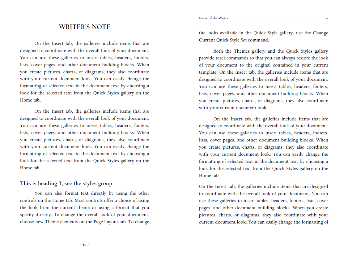 free book templates for ms word