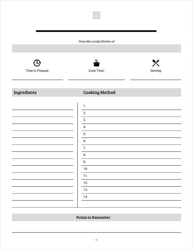 microsoft word 4x6 recipe card template