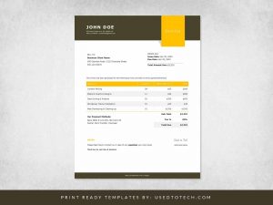 Free billing format invoice in Word