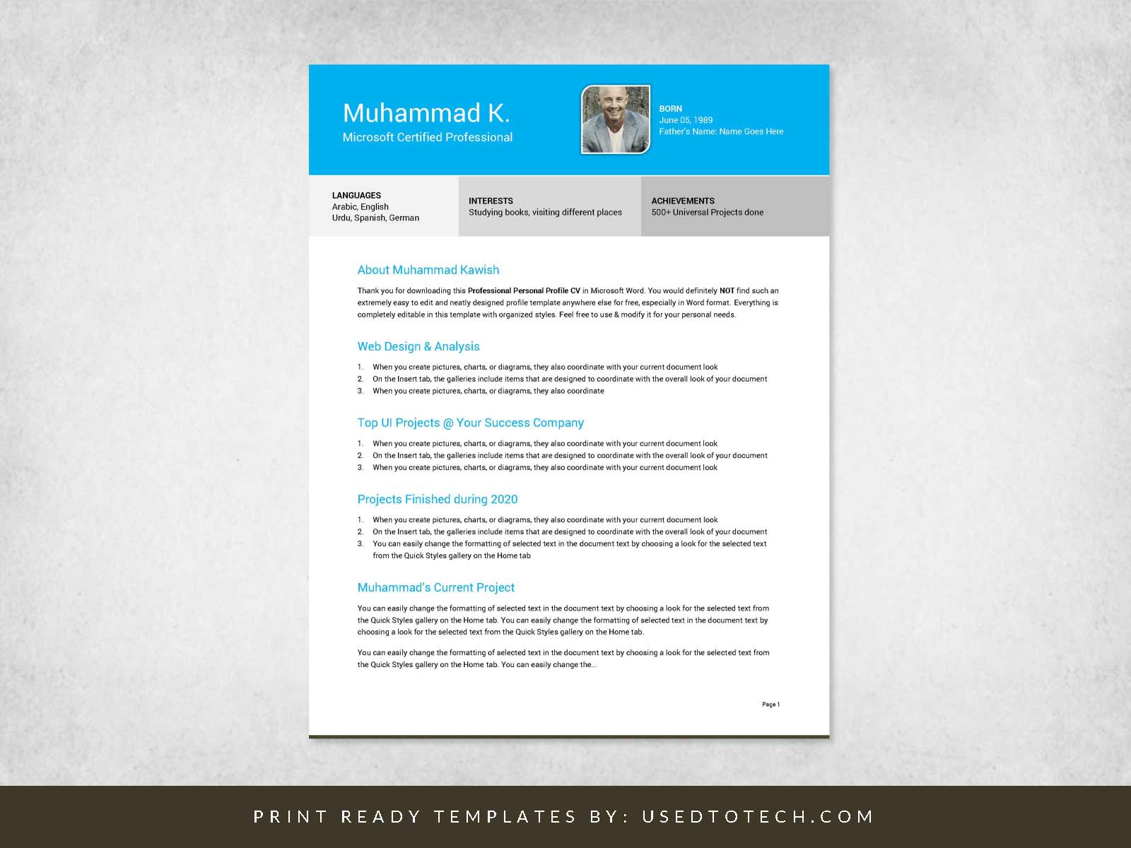 Free Professional Resume Templates Microsoft Word - 26 Word Professional Resume Template Free Download Free Premium Templates / Looking for more resume templates for ms word?